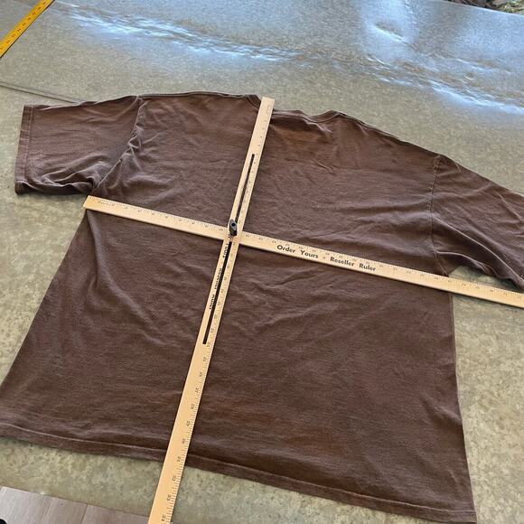 Dave Mason Concert Tour Tee Shirt Mens 3XL Vintage Band Rock Guitar Music Brown - Picture 12 of 14